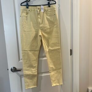 LOFT Yellow Jeans